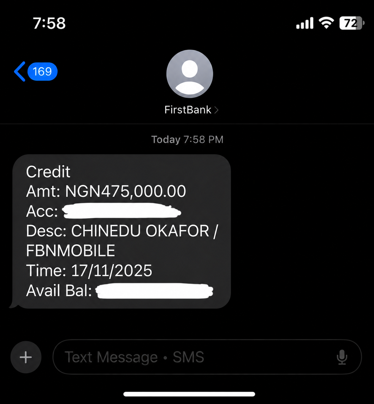 Payment proof